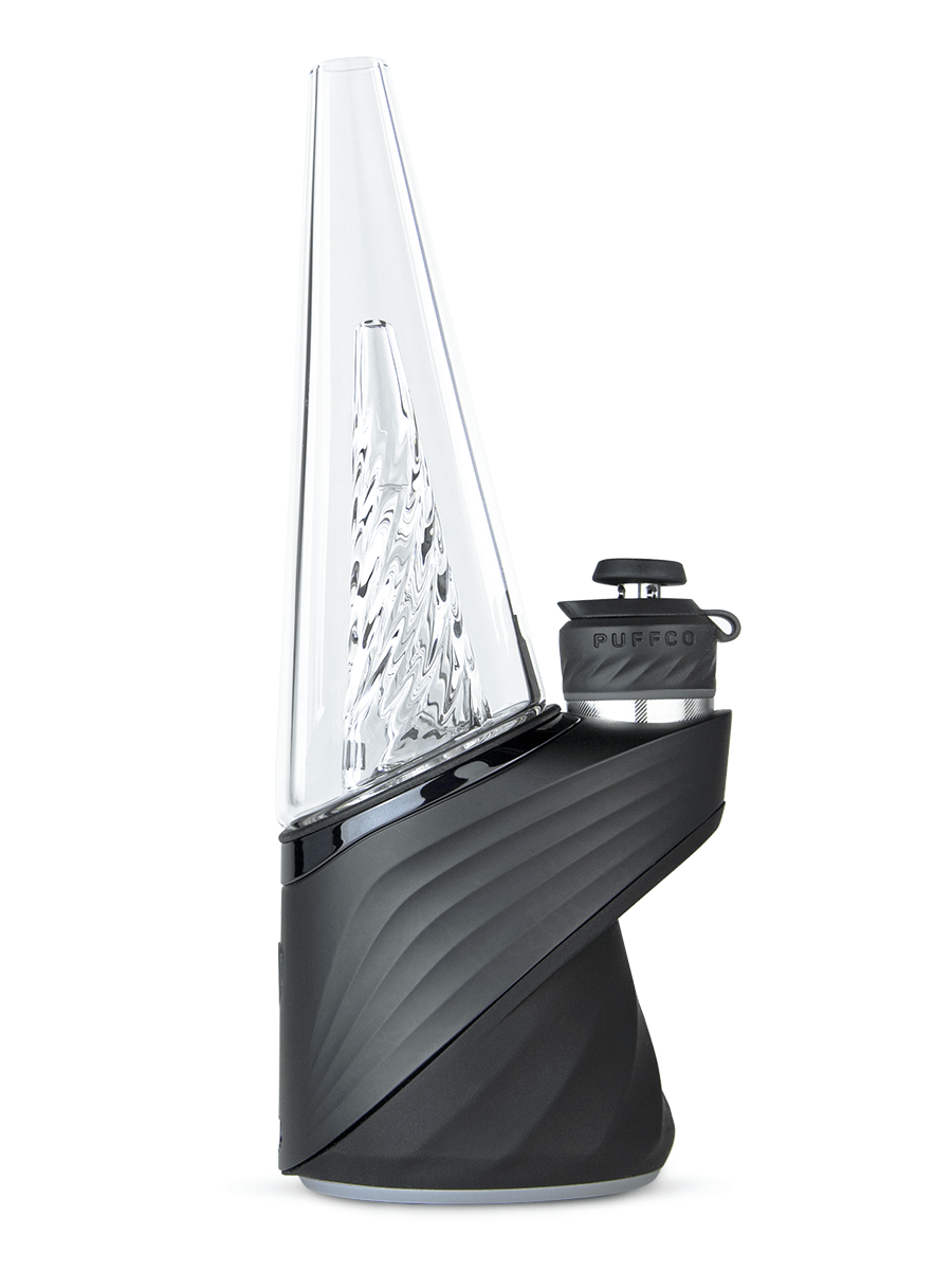  Side shot of Puffco black smart dab rig 