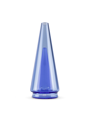 color:royal blue | Front shot of blue Puffco Peak Pro dab rig glass