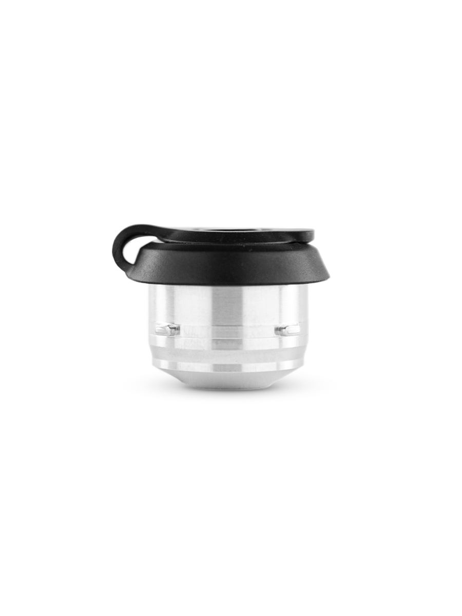 Side shot of black and silver Puffco Proxy 3d chamber 