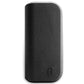  Front side of Puffco black vaporizer for cannabis carrying case with logo
