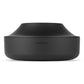 Front shot of black Puffco charging dock against white backdrop