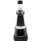 Shot from behind of travel dab rig kit with cotton swabs in silicone backpack