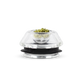 Front shot of dry herb bowl with herb in bowl against white backdrop