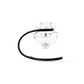 Side shot of Puffco Peak ball cap against white backdrop